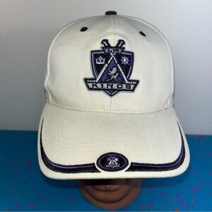 Vintage Twins enterprise inc Los Angeles Kings Plain Logo Strapback Hat NHL OSFA